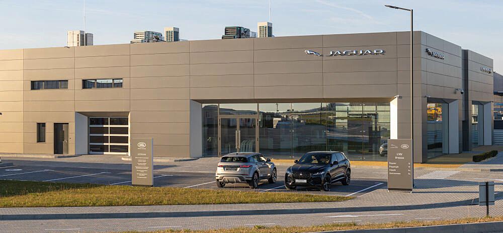 Проєкт з будівництва концептуального дилерського центру «Jaguar Land Rover Львів»